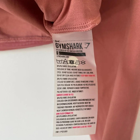 Gymshark X Whitney Simmons Long Sleeve Laser Cut  Rust Brick Size Small - Picture 5 of 6